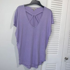 Express purple Dolman top